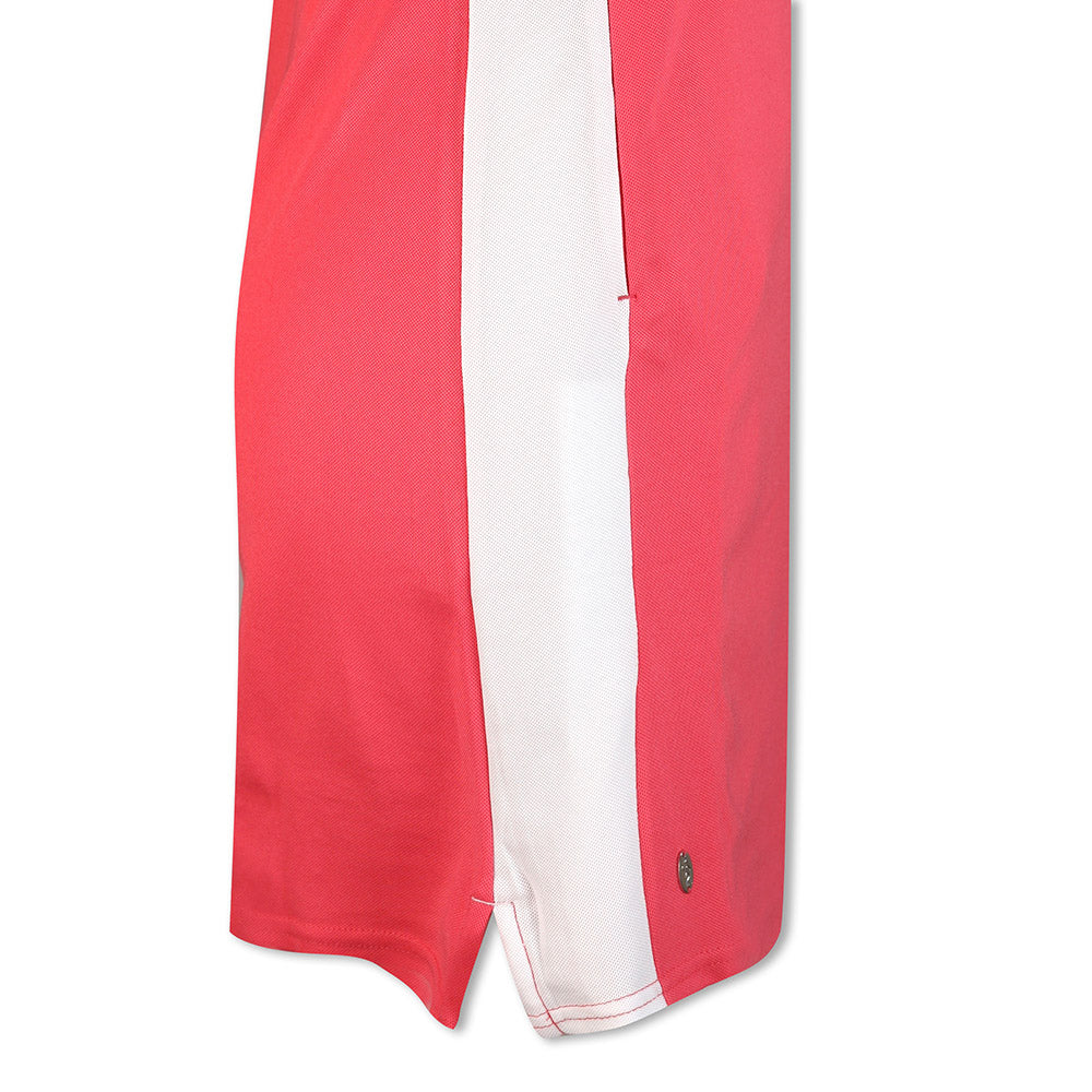 Glenmuir Ladies Sleeveless Dress with UPF50+ in Sorbet & White