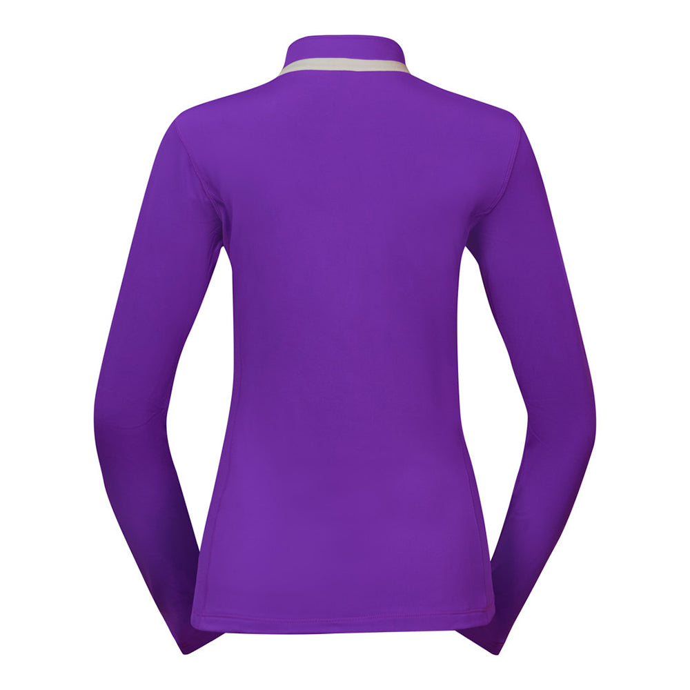 Pure Golf Ladies Mid-Layer Stretch Jacket in Purple