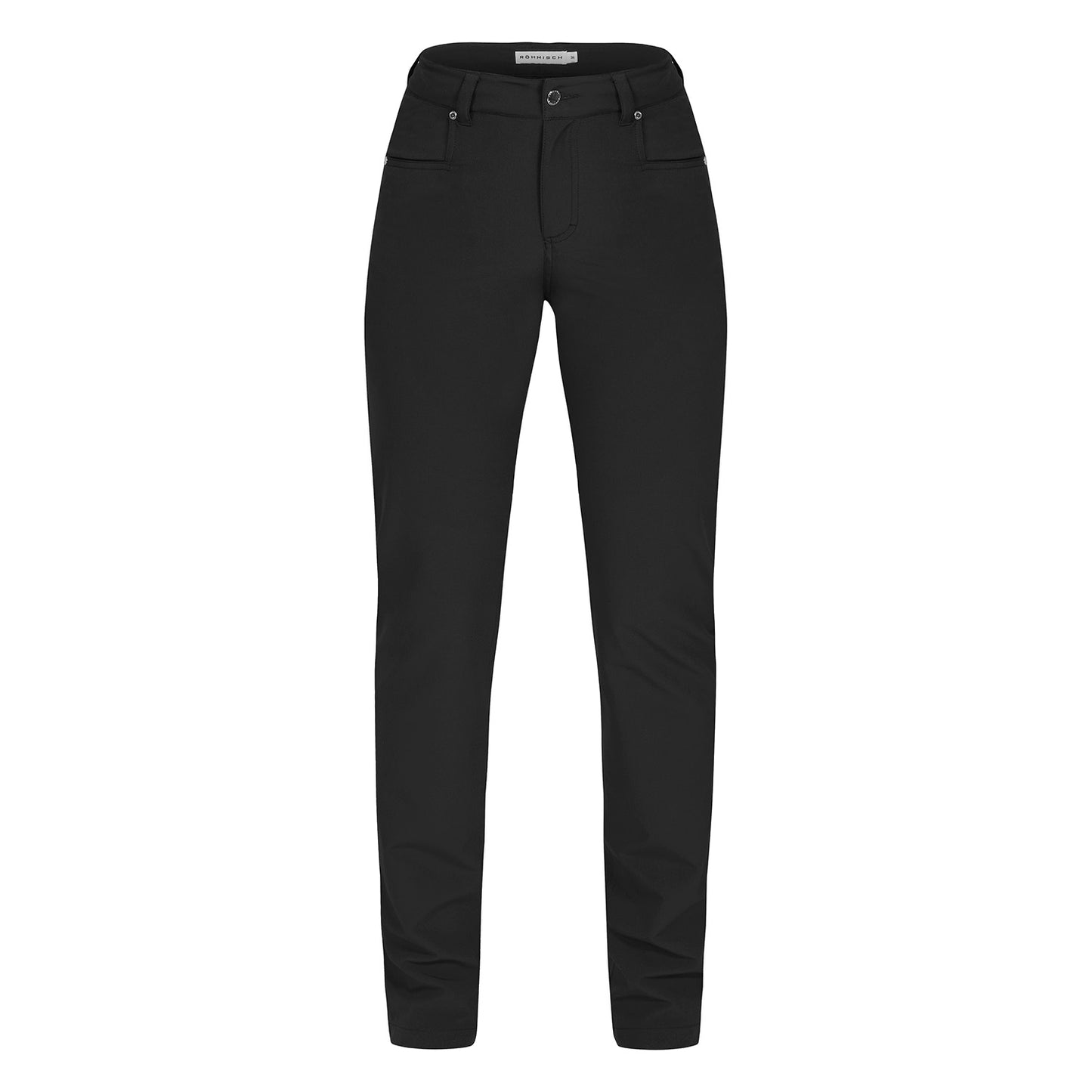 Rohnisch Ladies Warm Brushed-Back Trousers in Black