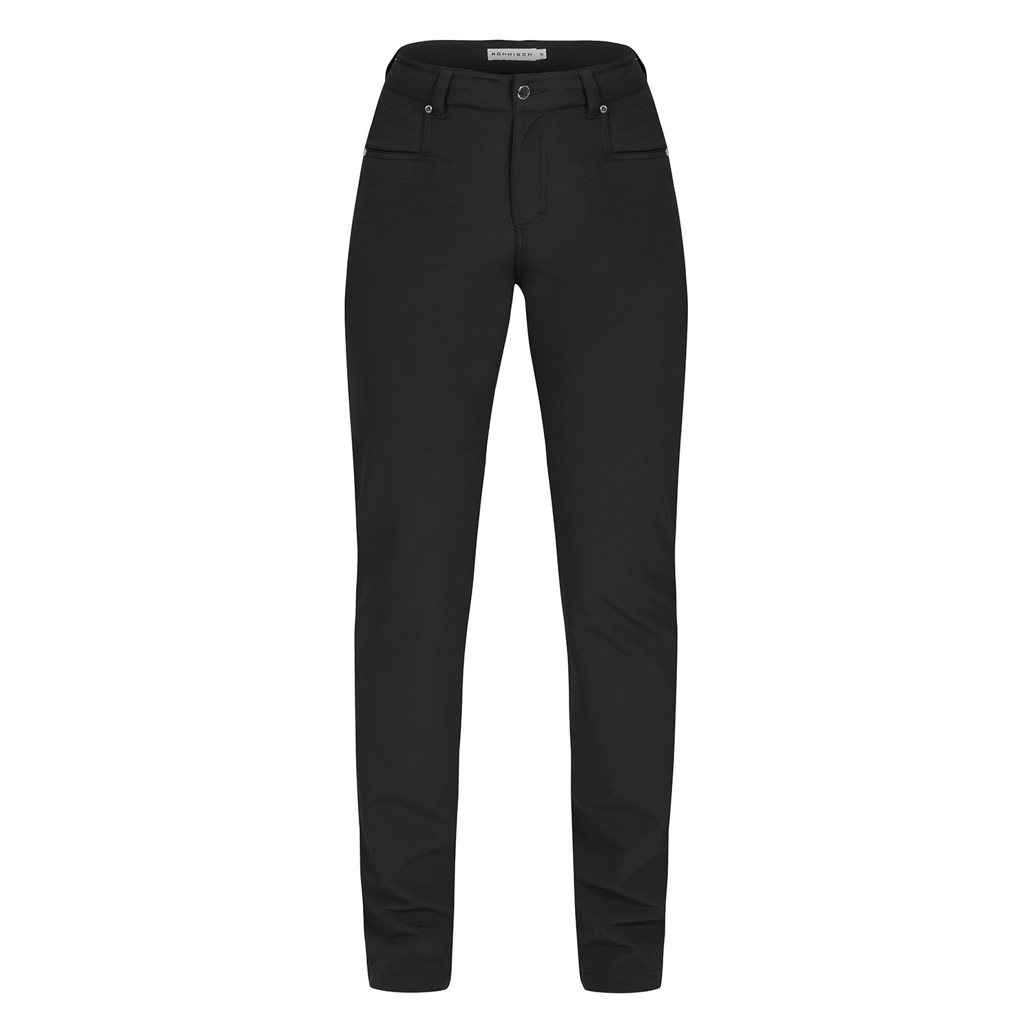 Rohnisch Ladies Warm Brushed-Back Trousers in Black