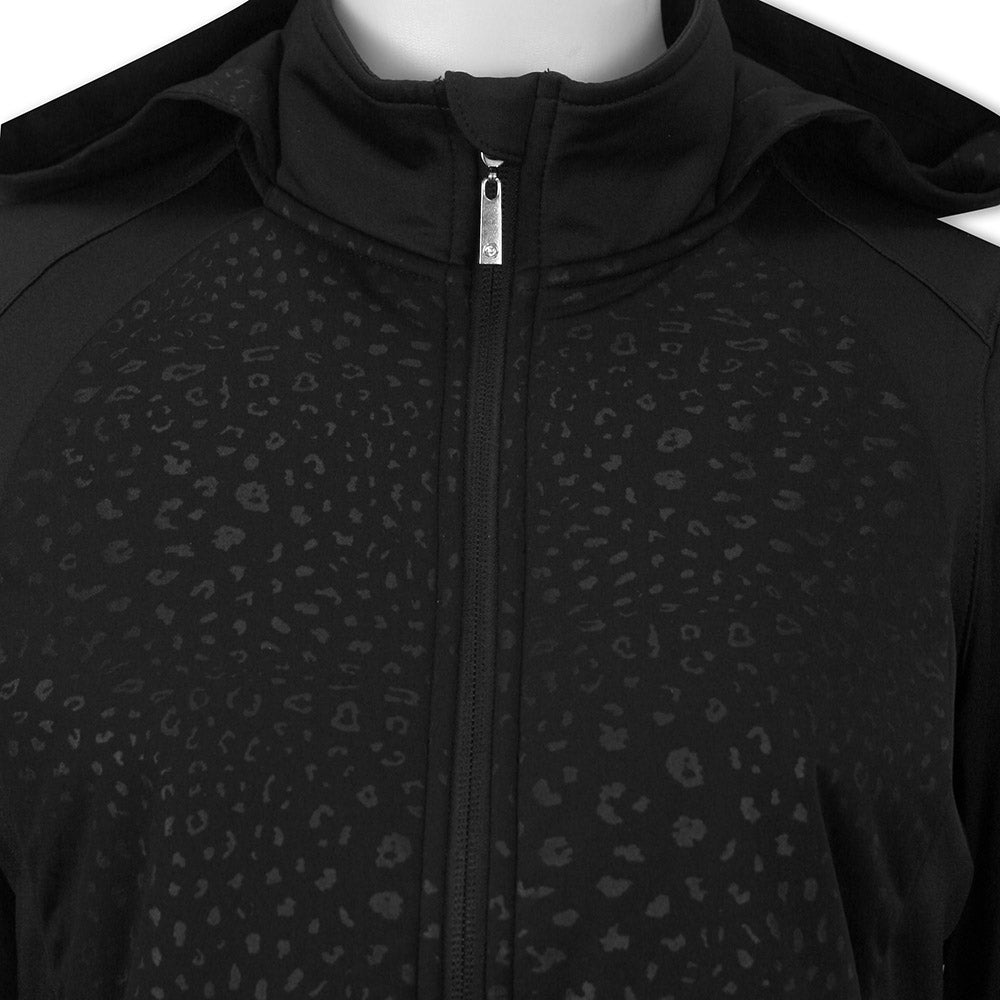 Glenmuir Ladies Hybrid Jacket with Hood in Black