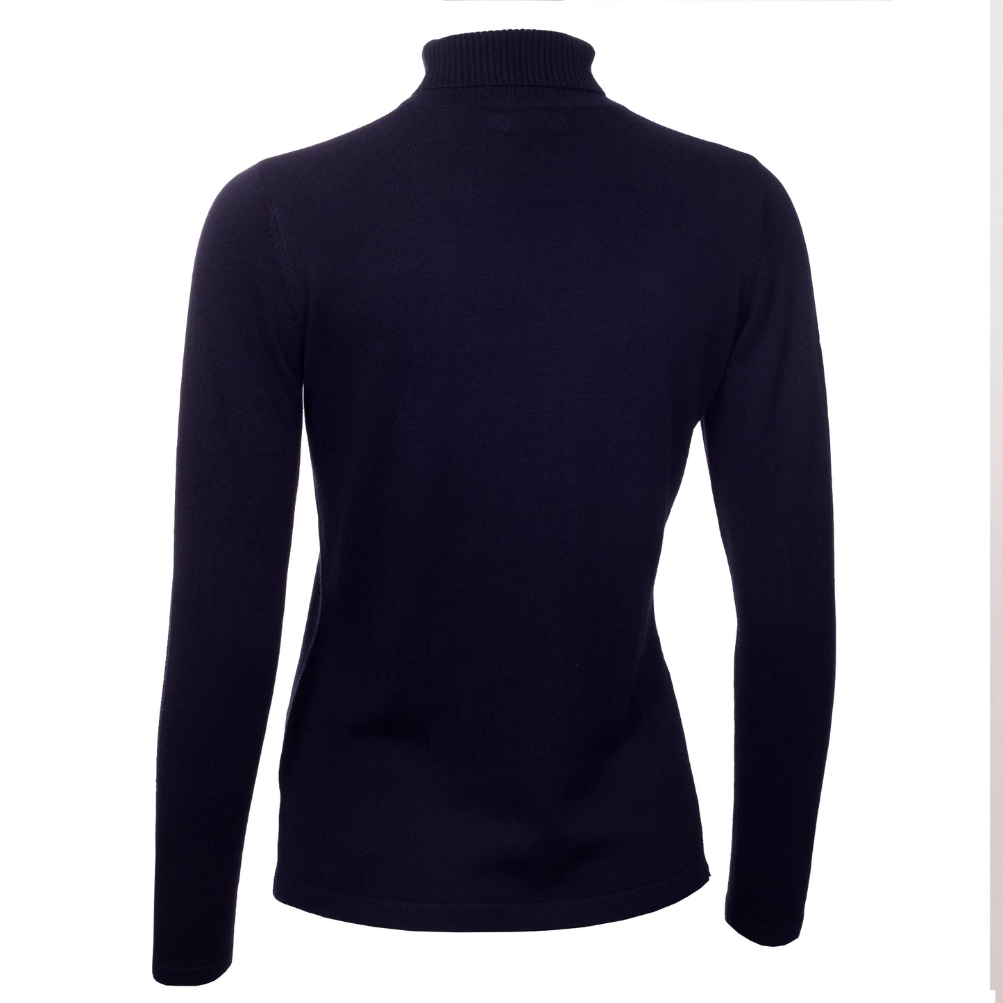 Green Lamb Ladies Cashmere Mix Roll Neck in Navy