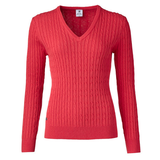 Daily Sports Ladies Cotton & Cashmere Cable Knit Sweater - XXL Only Left