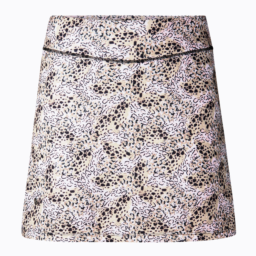 Daily Sports Ladies Leopard Spot Print Pull-On Skort