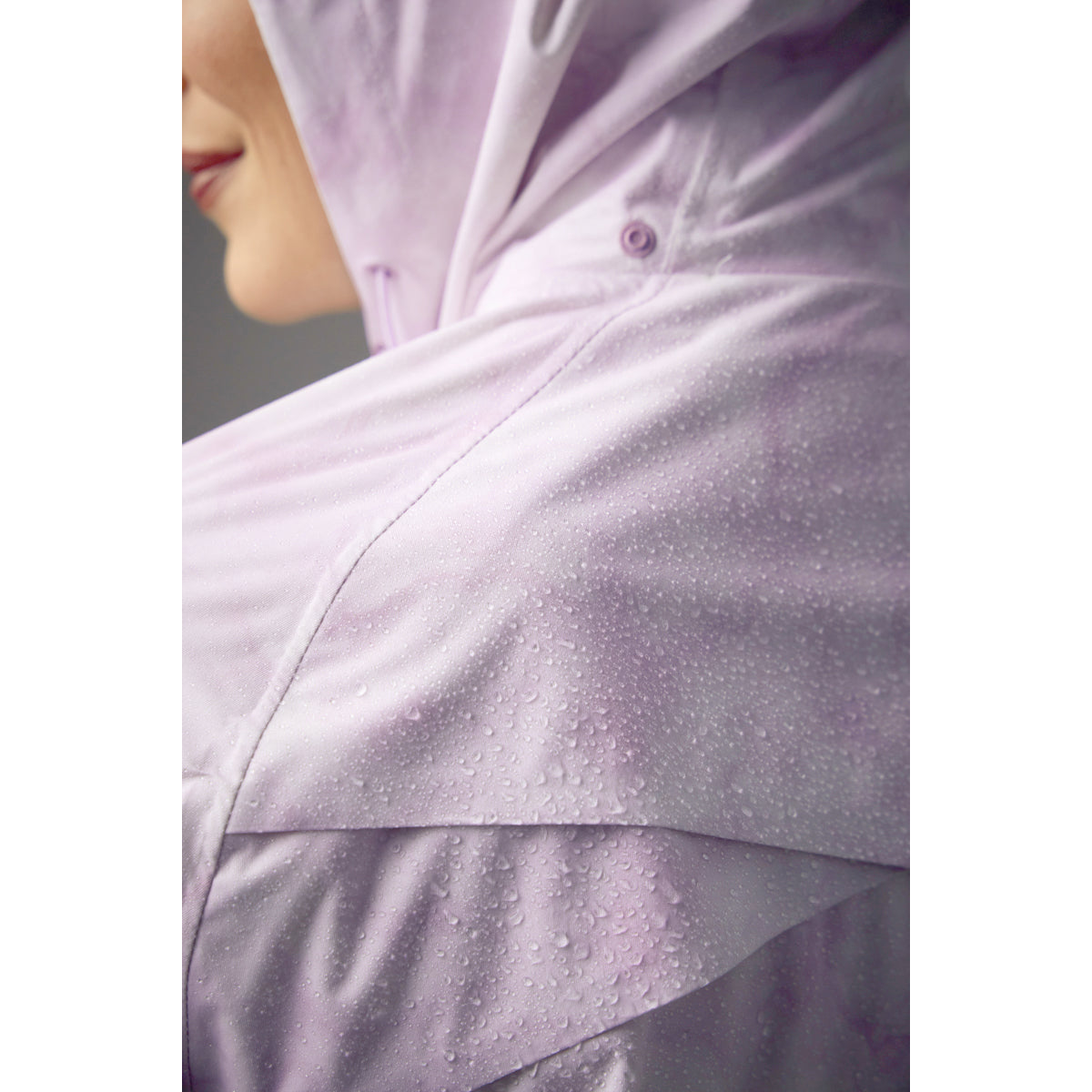 Sunderland Ladies WhisperDry Waterproof Jacket with Hood with Subtle Marble Print