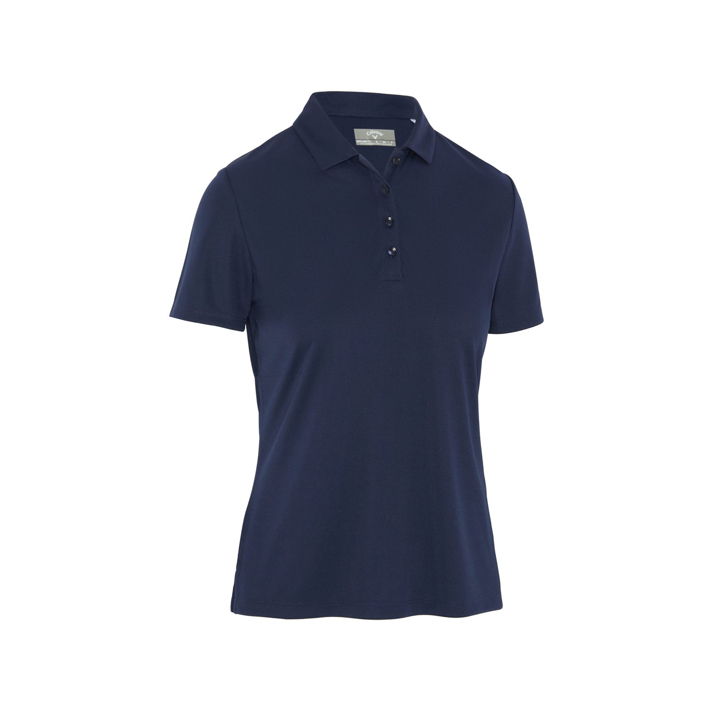 Callaway Ladies Peacoat Navy Short Sleeve Polo with UV Block Protection