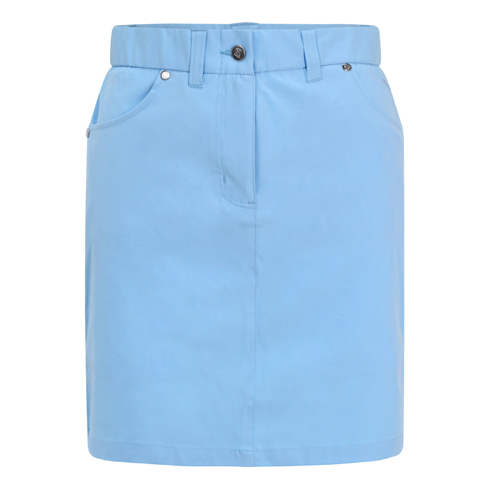 Pure Golf Ladies Stretch Skort in Pale Blue