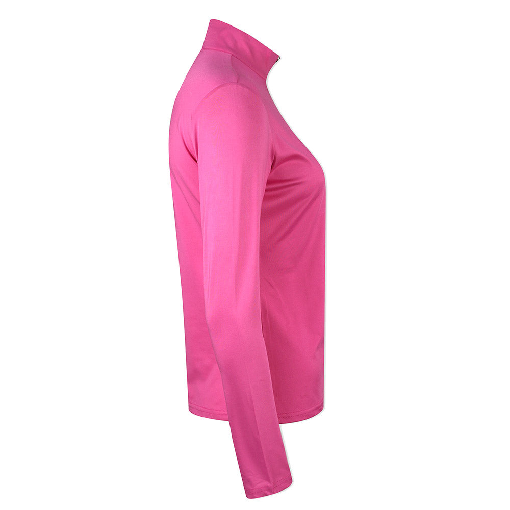 Pure Ladies Lightweight Mid-Layer Top in Azalea Pink