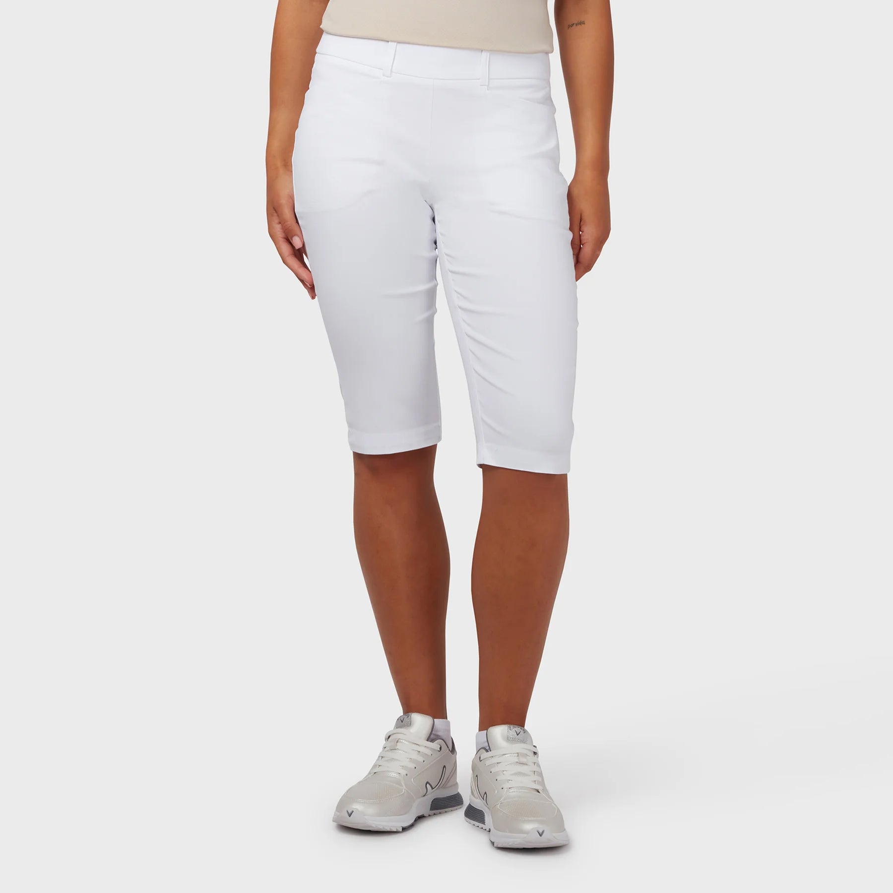 Callaway Ladies Brilliant White Pull-On City Golf Shorts