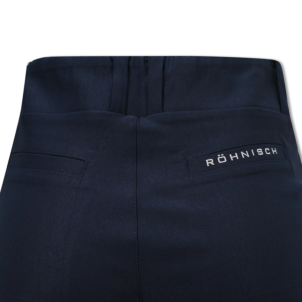 Rohnisch Ladies Slim-Fit Pull-On Navy Trousers