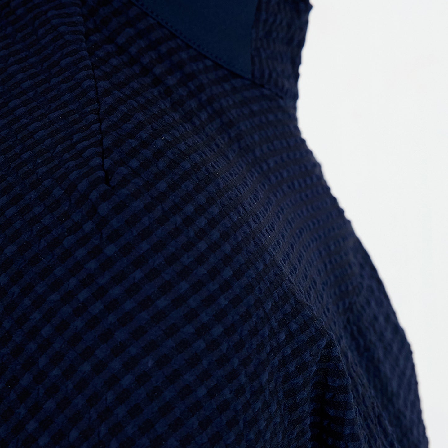 Abacus Ladies Half-Sleeve Textured Hybrid Wind Jacket in Navy
