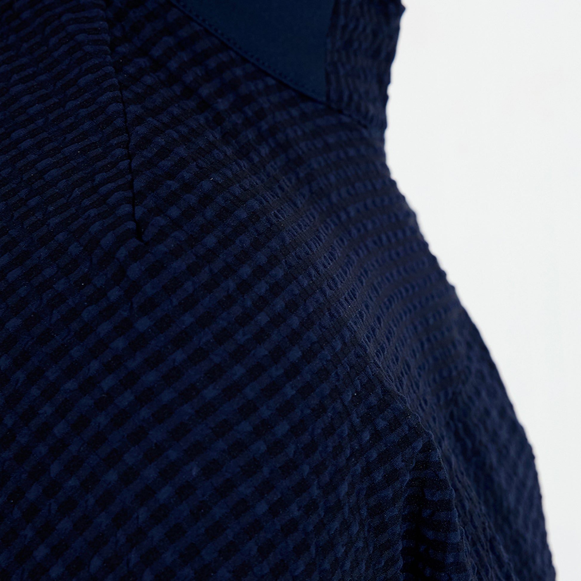Abacus Ladies Half-Sleeve Textured Hybrid Wind Jacket in Navy