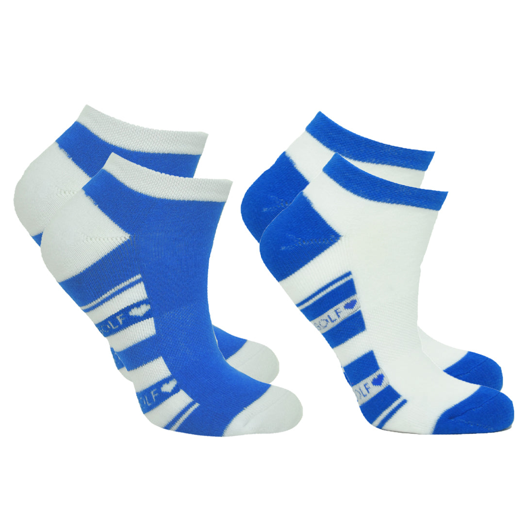 Pure Ladies 2 Pair Pack Socks in Royal Blue