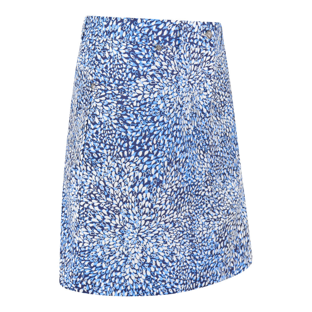 Pure Golf Skort in Peardrop Sapphire Print