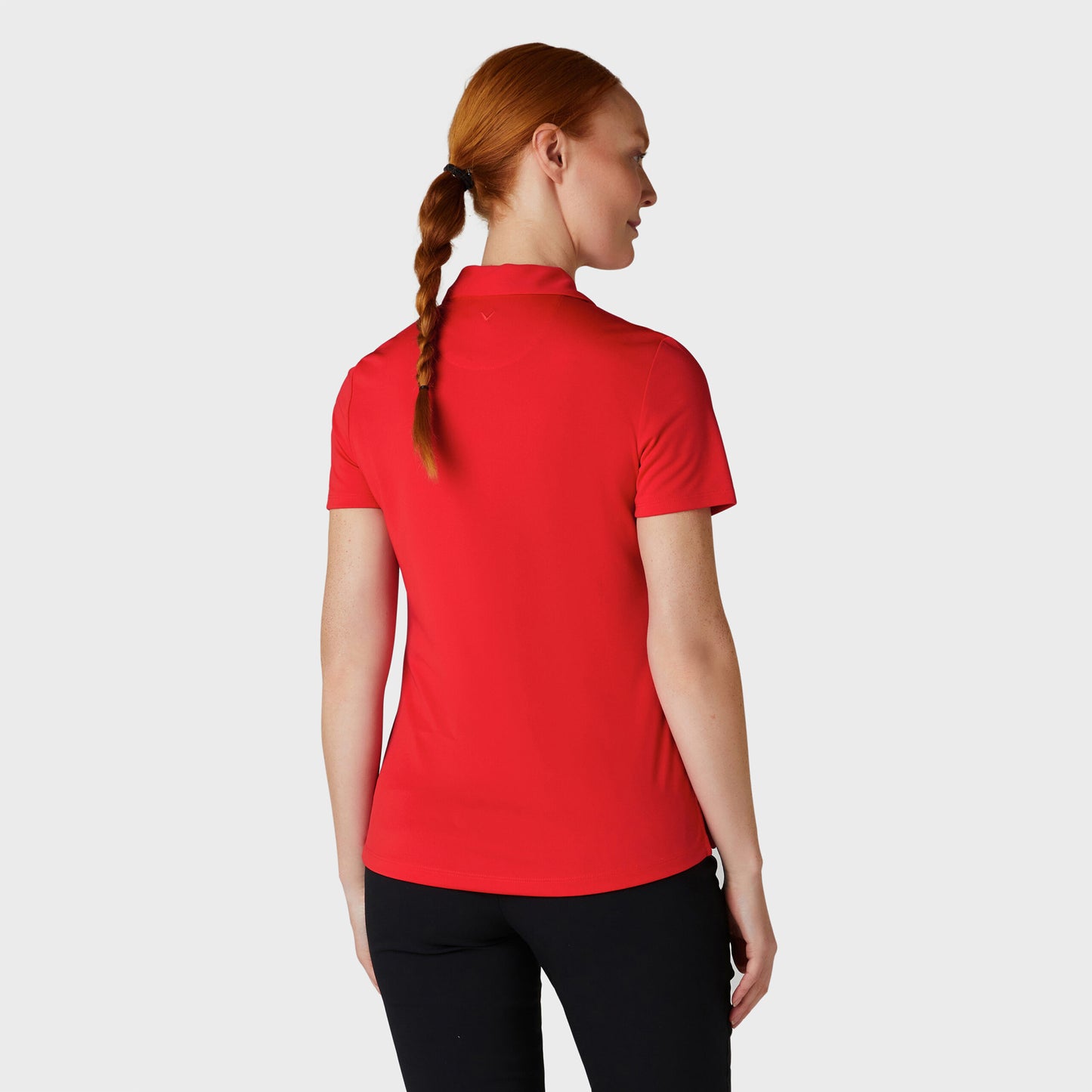 Callaway Ladies True Red Short Sleeve Polo with UV Block Protection