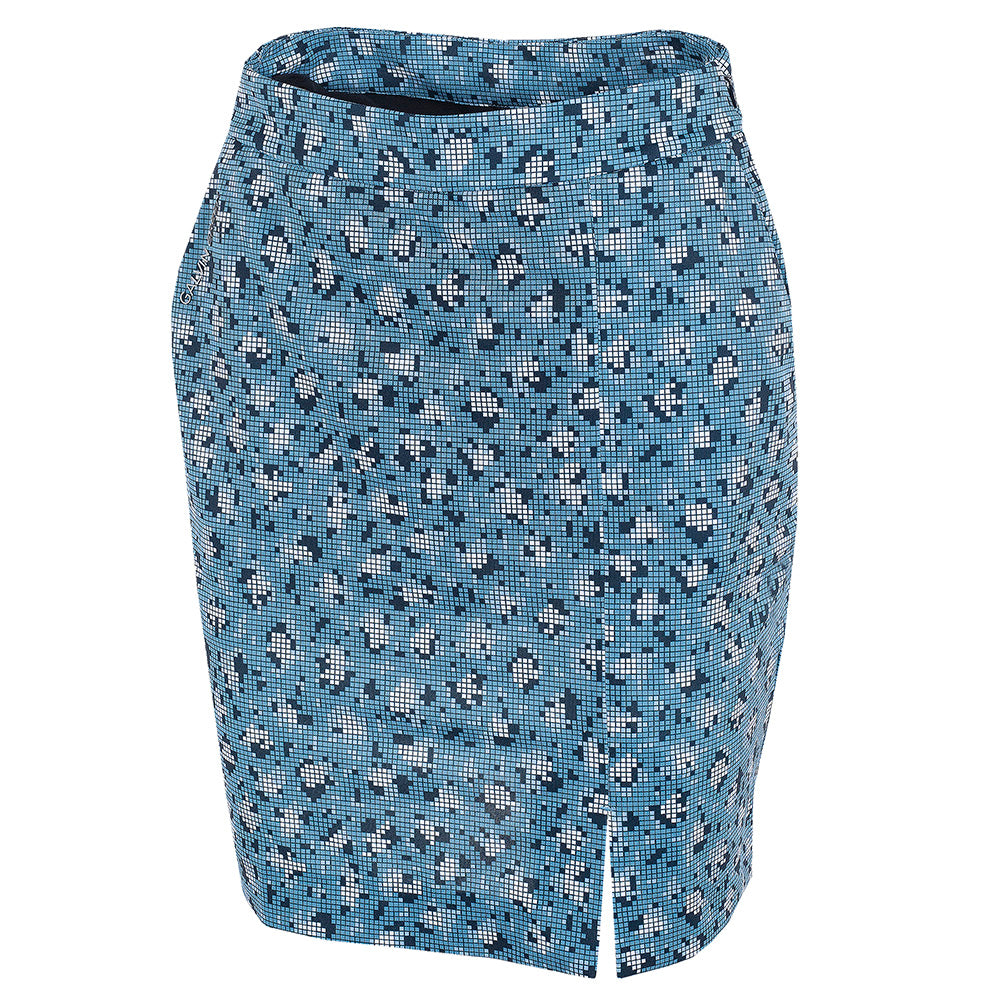 Galvin Green Ladies VENTIL8 PLUS Skort in Ensign, Navy & White Digital Animal Print