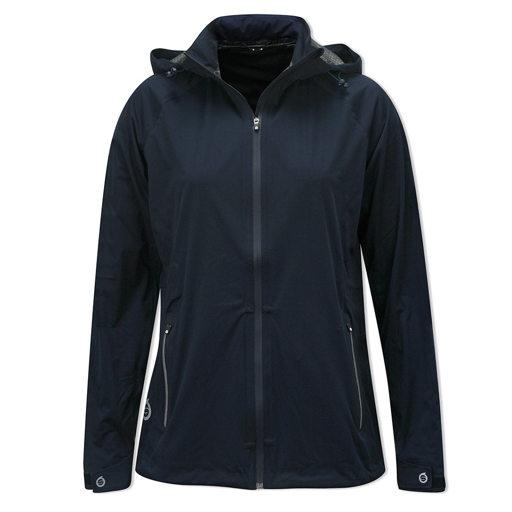 Sunderland Ladies WhisperDry Waterproof Jacket with Hood in Navy