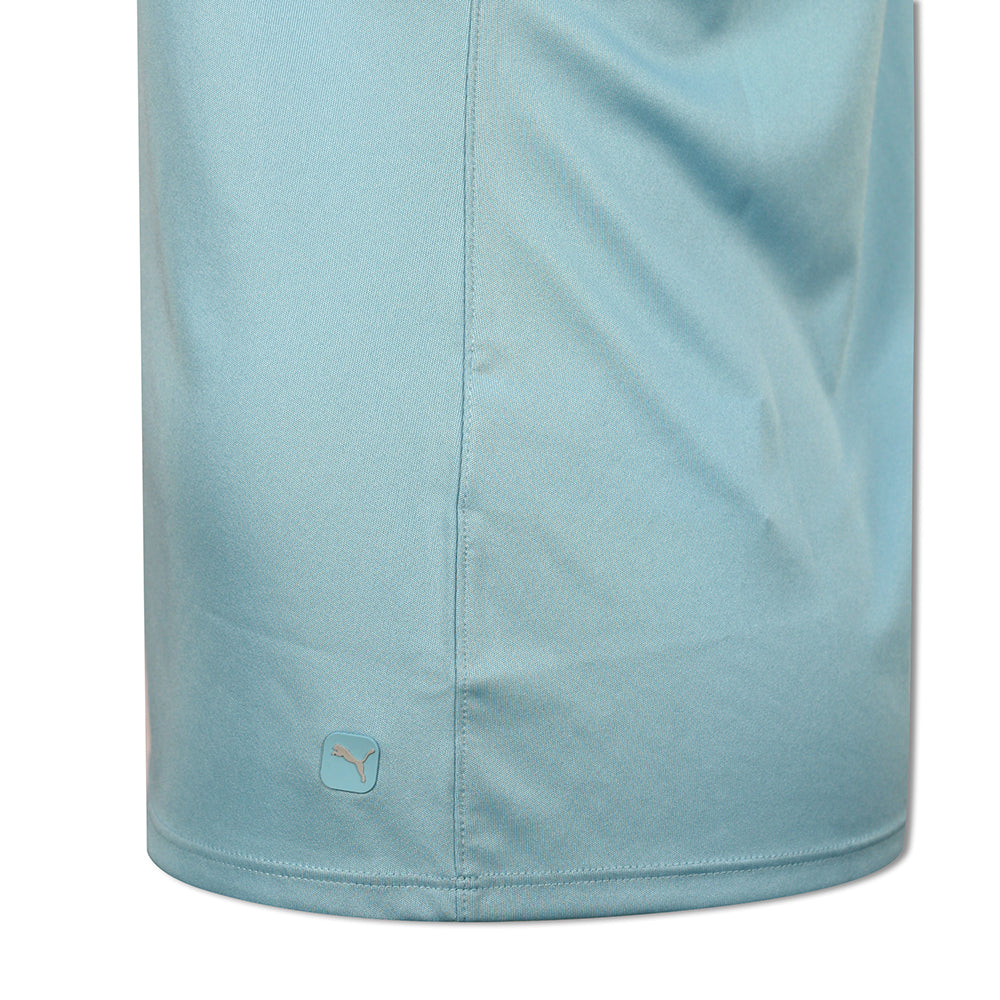 Puma Ladies Short Sleeve Polo with DryCell in Milky Blue