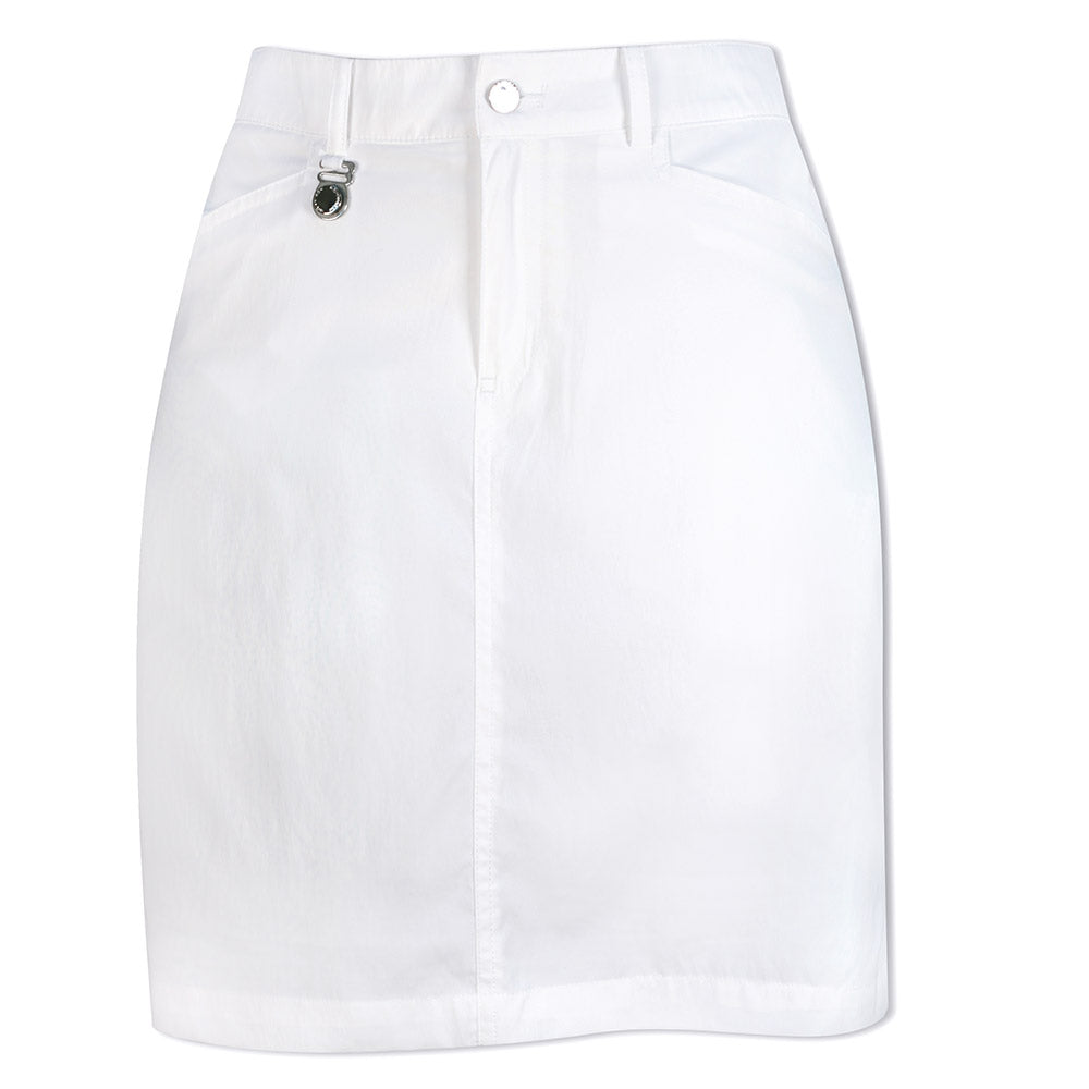 Rohnisch Ladies White Lightweight Straight Fit Stretch Skort - Last One Size 24 Only Left