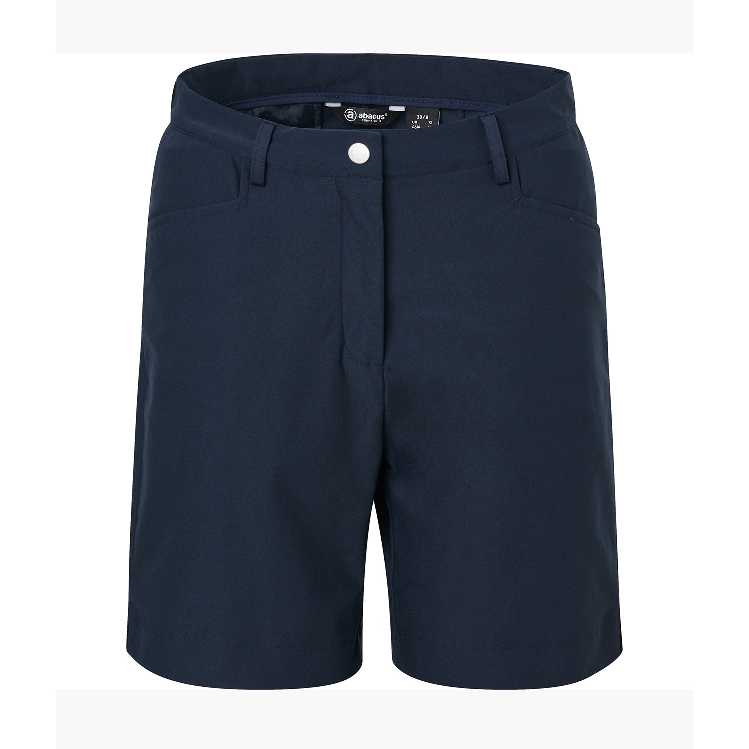Abacus Ladies Golf Shorts in Navy – Breathable Moisture-Wicking Stretch Fit