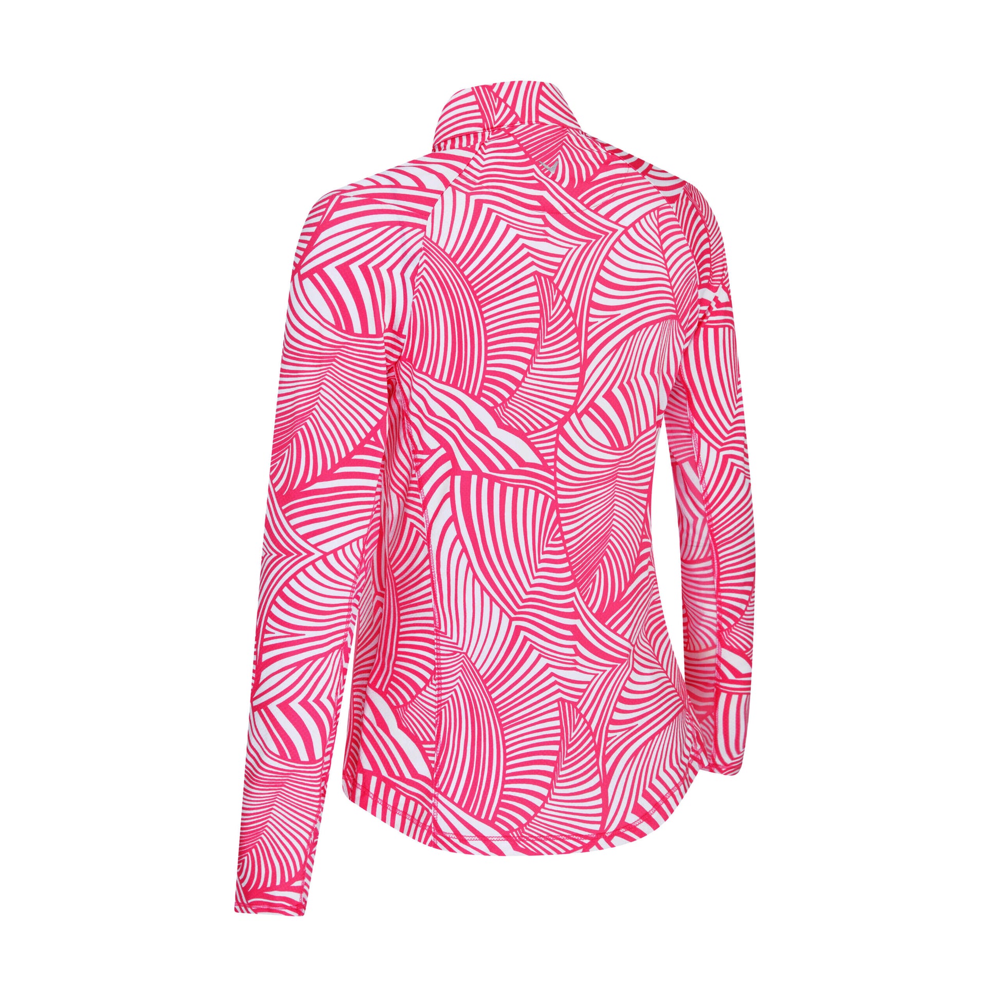 Callaway Womens Golf Top with Stencil Floral Print Design