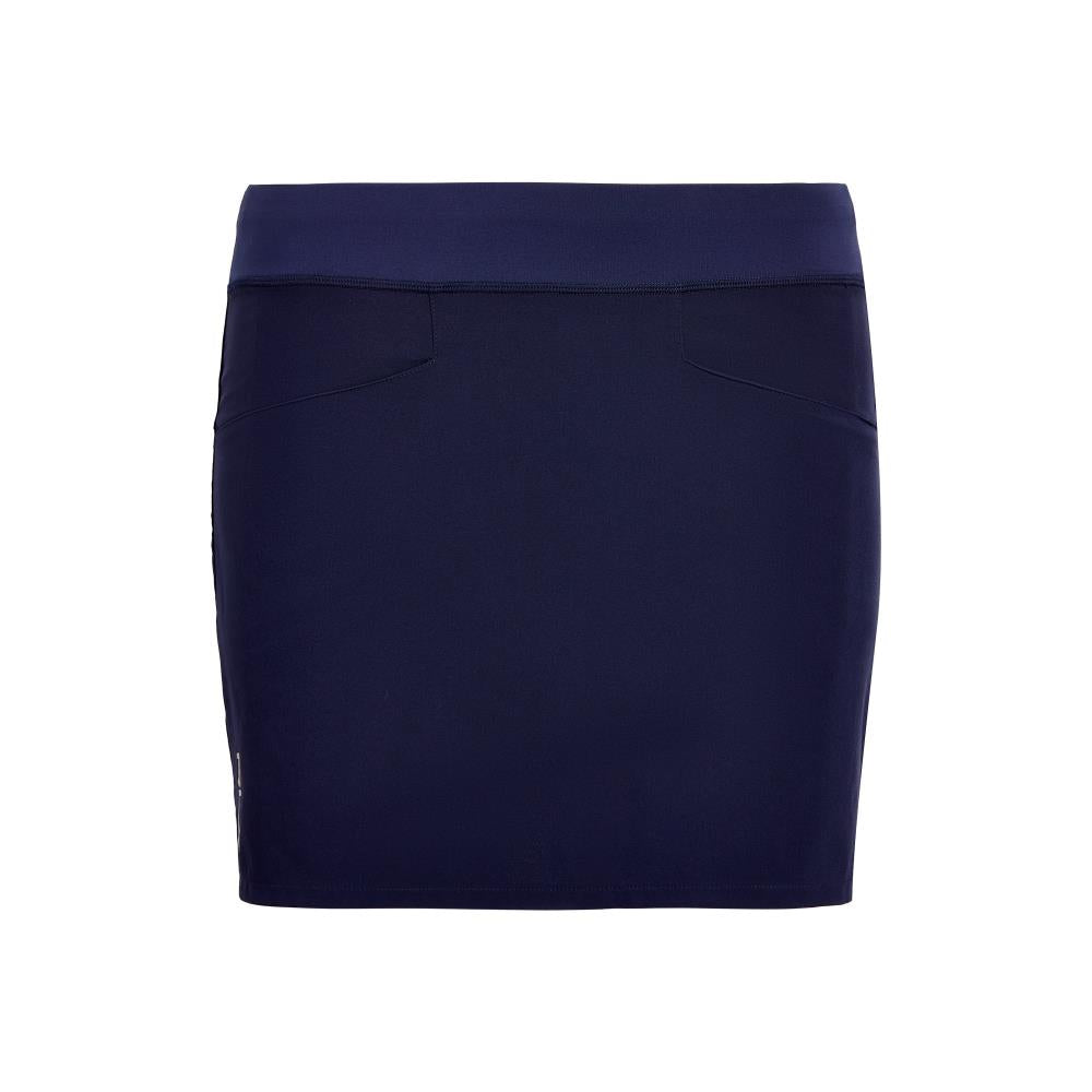 Ralph Lauren French Navy Ladies Pull-On Golf Skort with Back Pleats - Last One XL Only Left