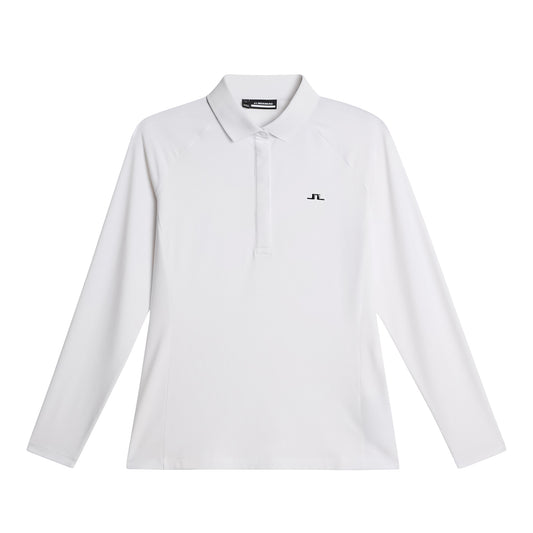 J.Lindeberg Ladies Soft Feel Long Sleeve Polo