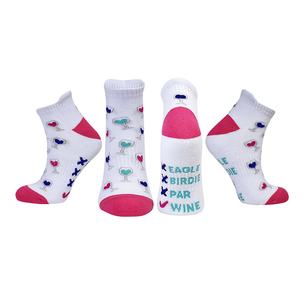 Surprizeshop Ladies 'Wine' Pair of Golf Socks