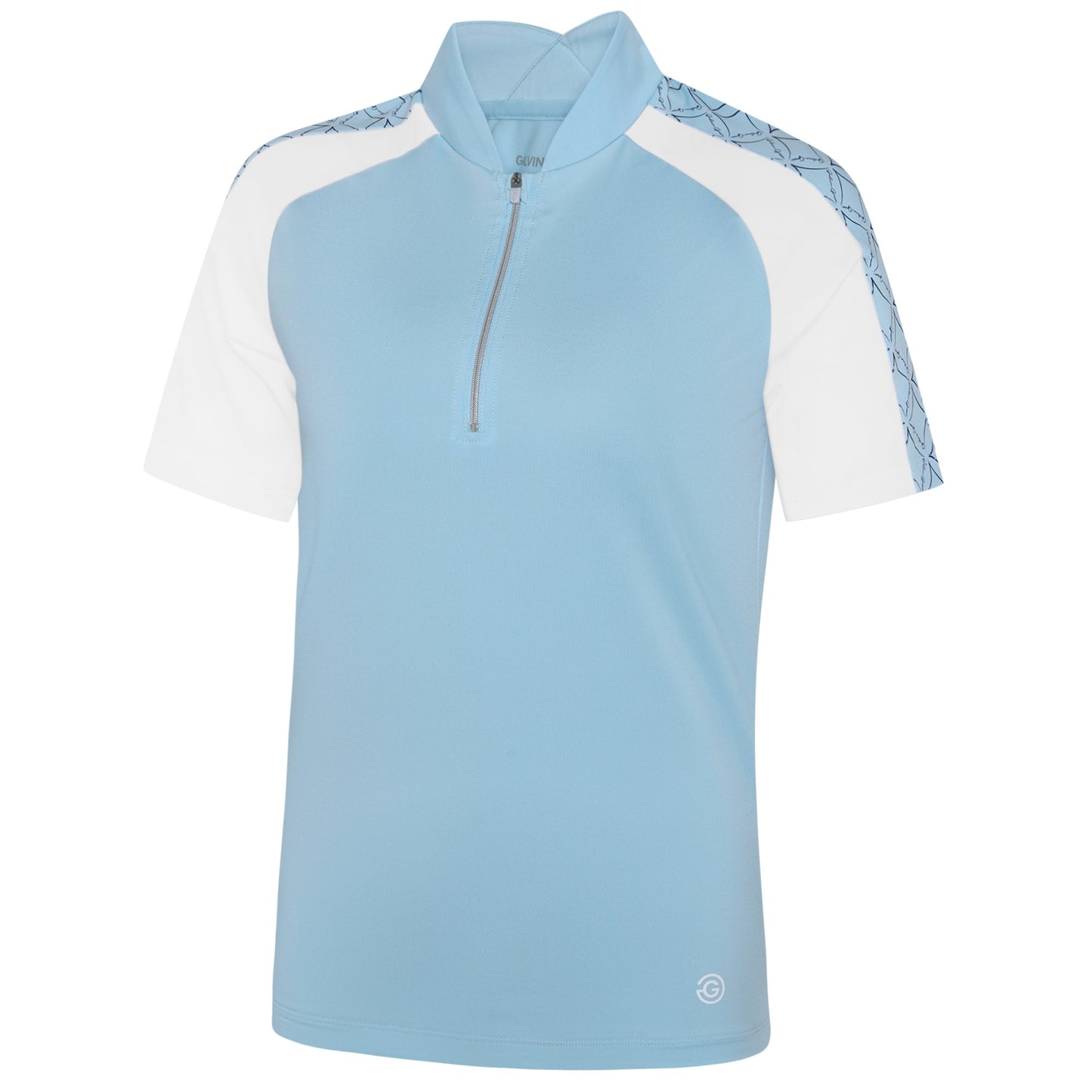Galvin Green Women's Refined Zip-Neck Polo with Contemporary Contrast Design