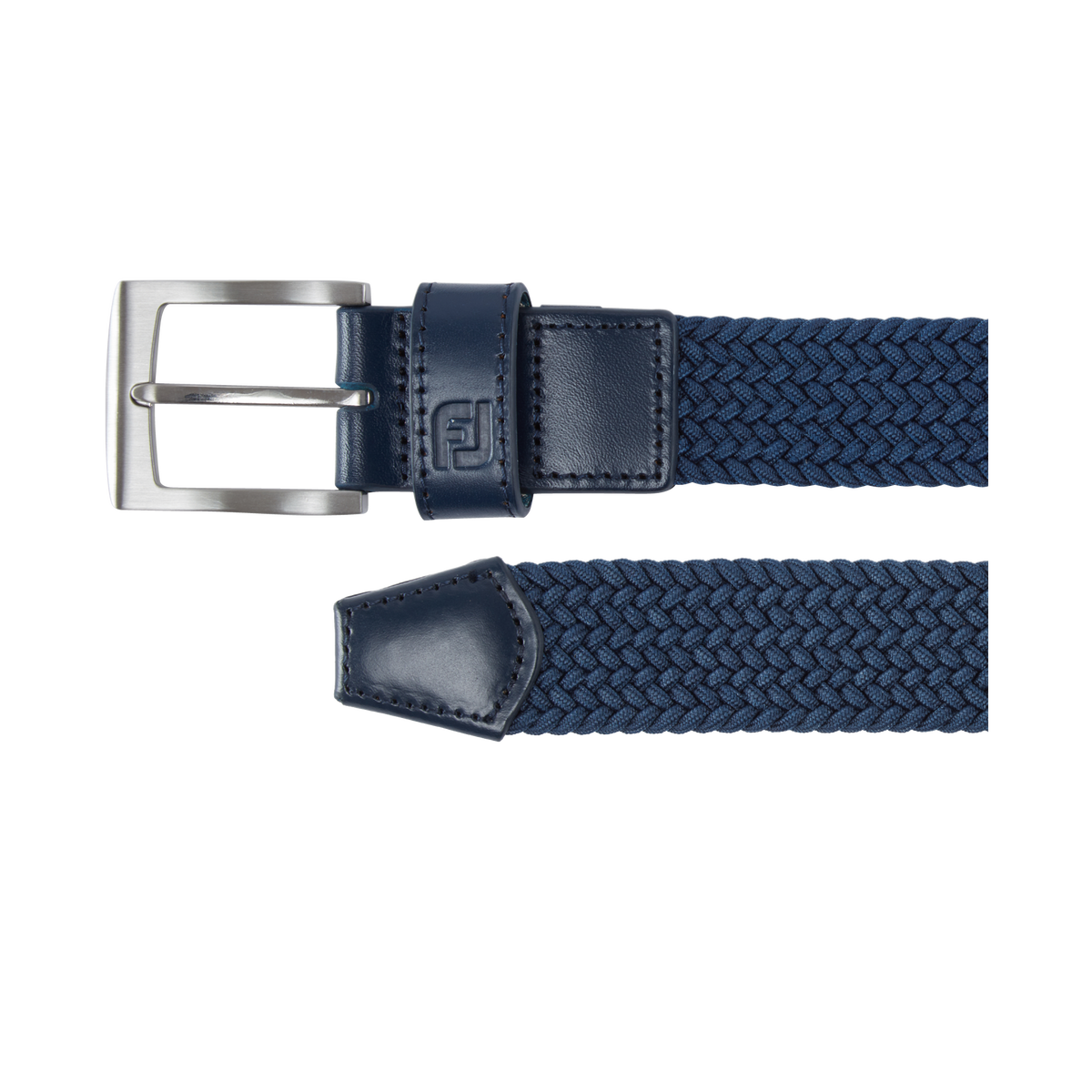 FootJoy Ladies Elasticated Braided Stretch Belt in Navy