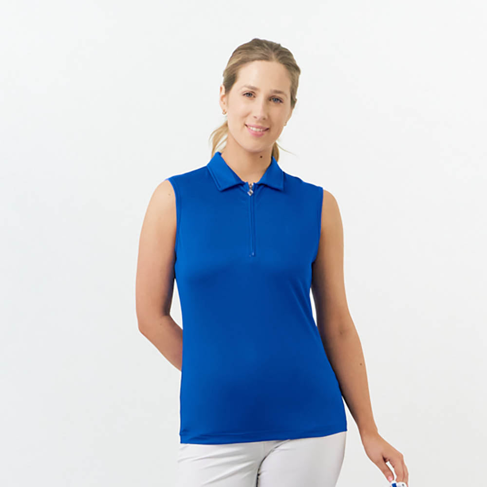 Pure Golf Ladies Silky Soft Sleeveless Polo