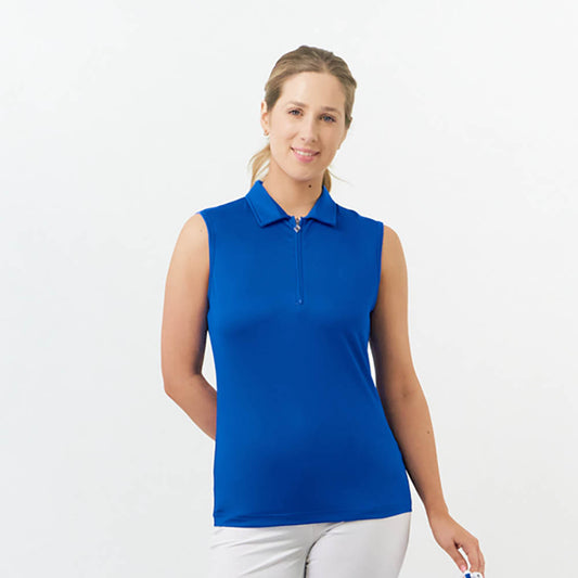 Pure Golf Ladies Silky Soft Sleeveless Polo