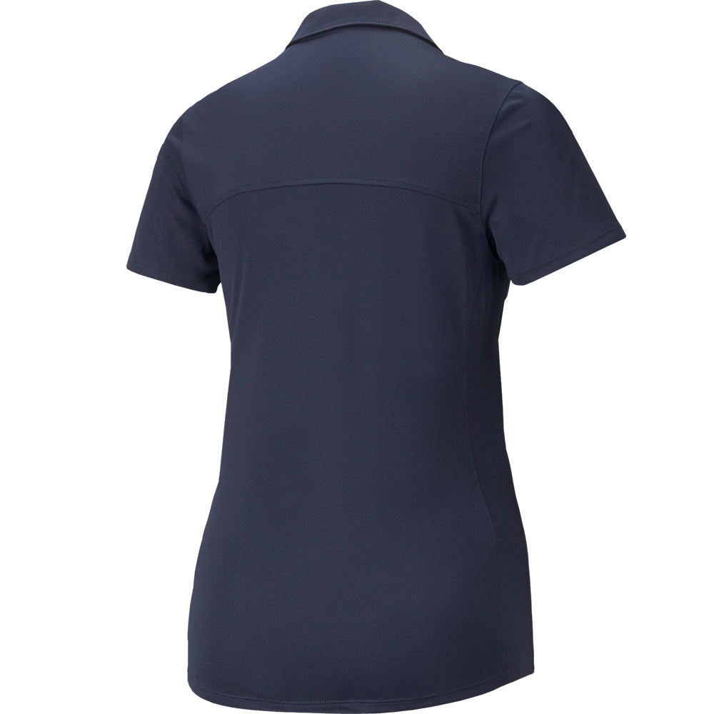 Puma Ladies Navy Blazer Short Sleeve Golf Polo