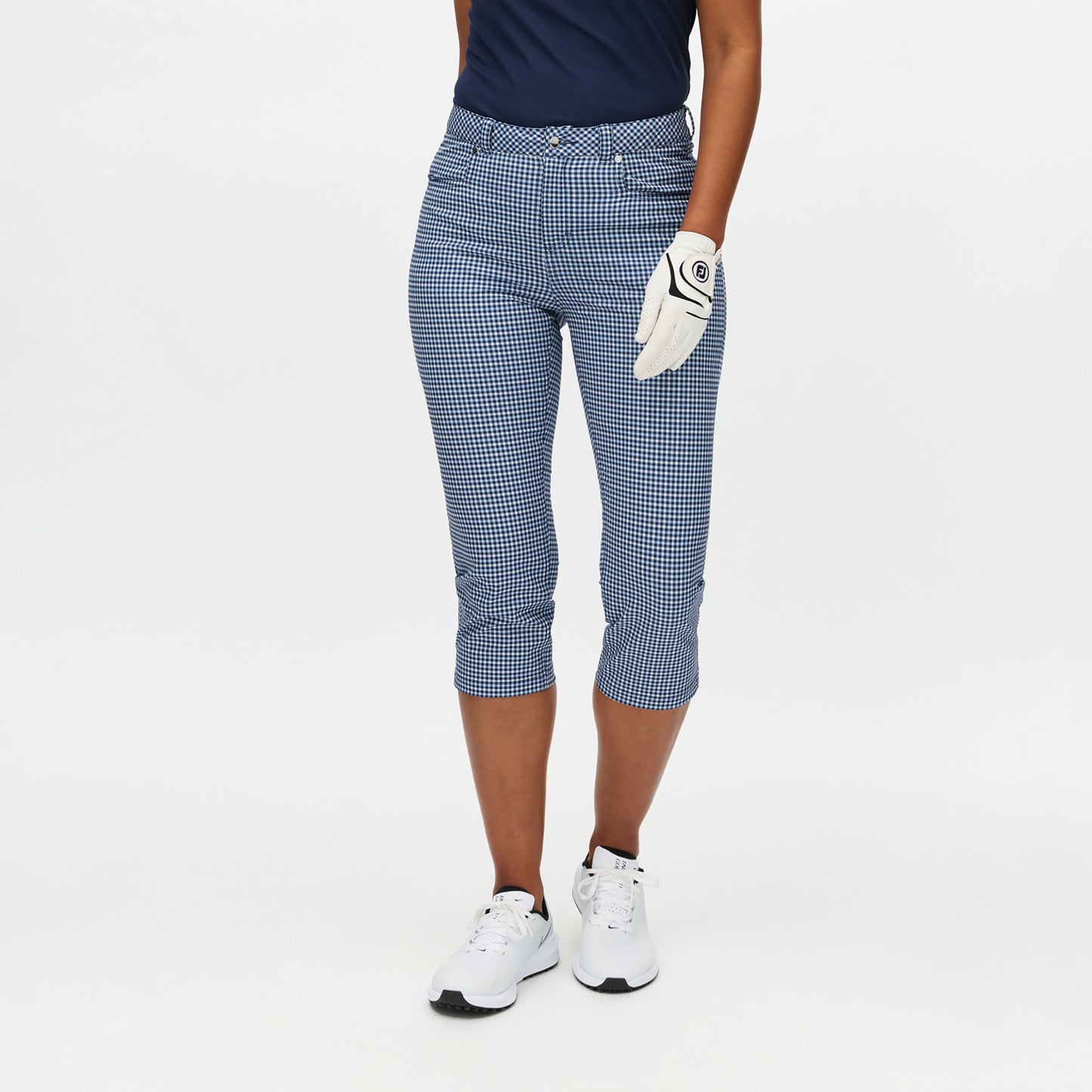 Rohnisch Ladies Printed Capris for Lightweight Comfort with a Clean, Feminine Look