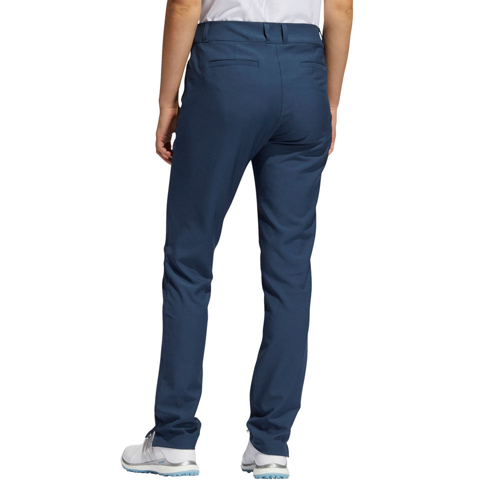 adidas Ladies Soft Stretch Golf Trousers in Crew Navy