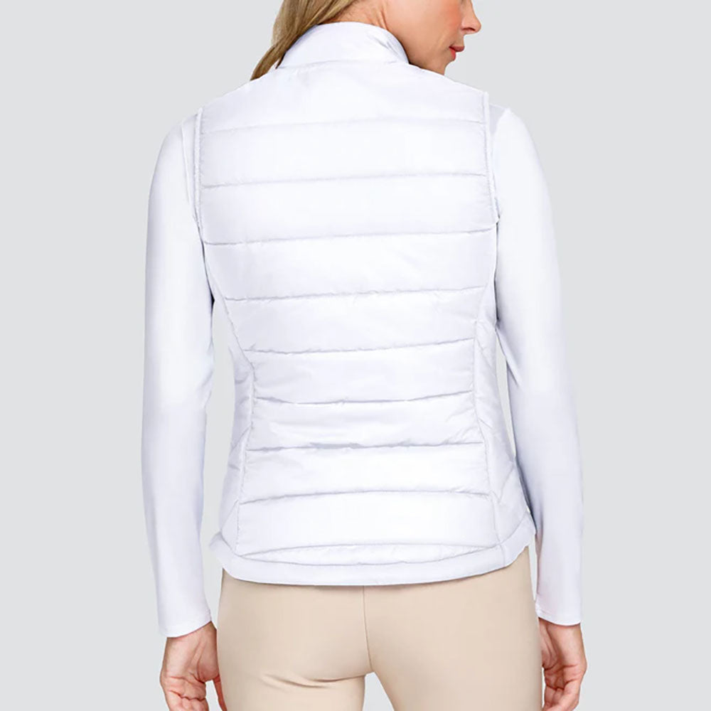 Tail Ladies Quilted Gilet in White