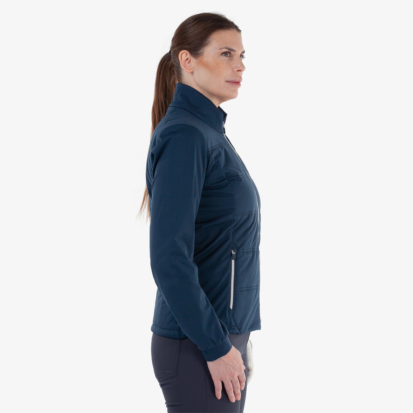 Galvin Green Women's Navy Quilted Jacket with Water Repellent Finish