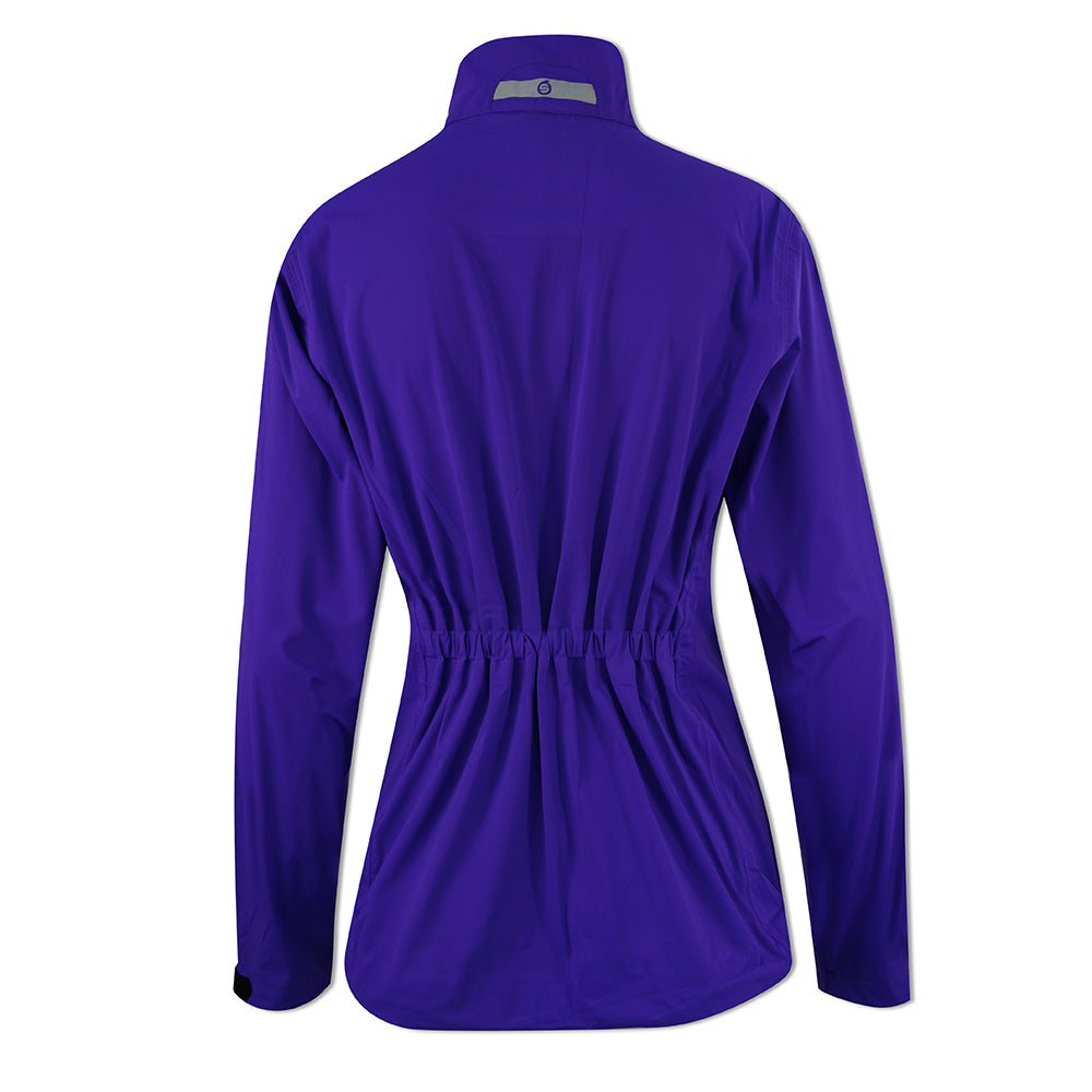 Sunderland Ladies WhisperDry Tech-Lite Waterproof Jacket in Purple & White