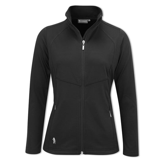 Glenmuir Ladies Thermal Water Repellent Mid-Layer Jacket in Black